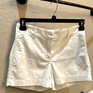 J Crew size 2 white chino shorts